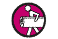 Symbool voor tapijt- en rollenservice.