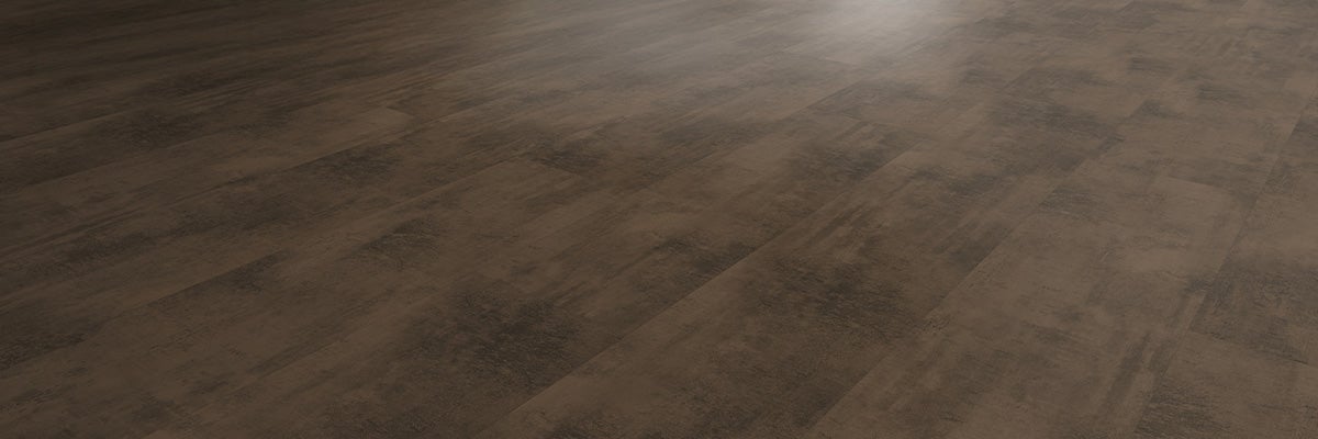 Donkere designvloer in houtlook met gestructureerd oppervlak en zichtbare plankverbindingen als vloerbedekking