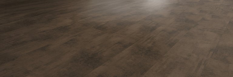 Donkere designvloer in houtlook met gestructureerd oppervlak en zichtbare plankverbindingen als vloerbedekking