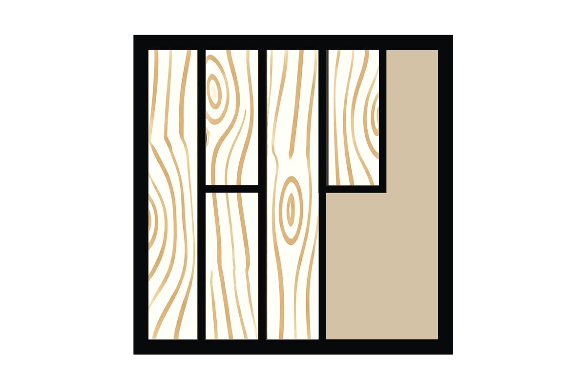 Logo voor houtproducten
