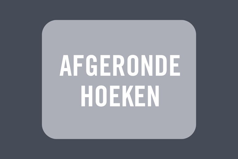 Afgeronde hoeken