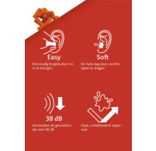 Informatie over oordoppen met comfortfuncties
