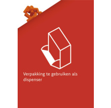 Verpakking te gebruiken als dispenser