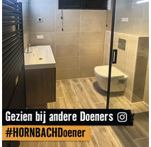 Badkamer met wastafel, toilet en radiator