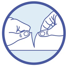 Symbol voor het inkerven van een oppervlak met een gereedschap