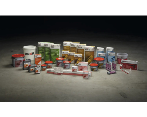 Diverse Akkit producten voor constructie en renovatie