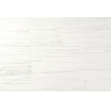 Geïnstalleerde vinyl designvloeren in marmerlook