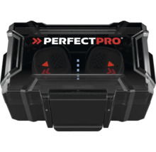 Perfectpro Logo. Bluetooth-oordopjes in oplaadcase.