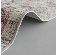 Detailweergave van een vloerkleed met motief