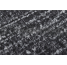 Close-up van een grijs tapijt met gemêleerd oppervlak.