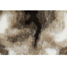 Close-up van een tapijt met dierenpatroon