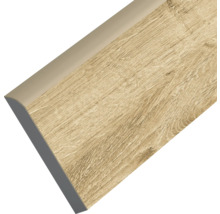 Profielstrip met houten decor