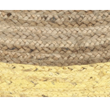 Close-up van een gevlochten jute oppervlak