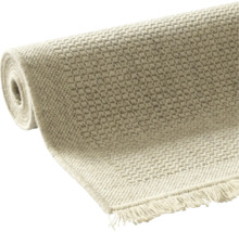 Opgerolde vloerkleed met franjes