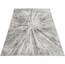 Grijs-wit tapijt met abstract patroon