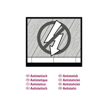 Antistatisch symbool