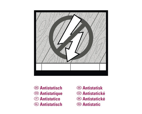 Antistatisch symbool