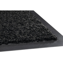 Schoonloopmat met textieloppervlak en rubberen rand