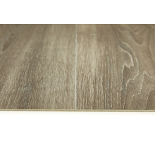 Close-up van een vinylvloer met houtlook