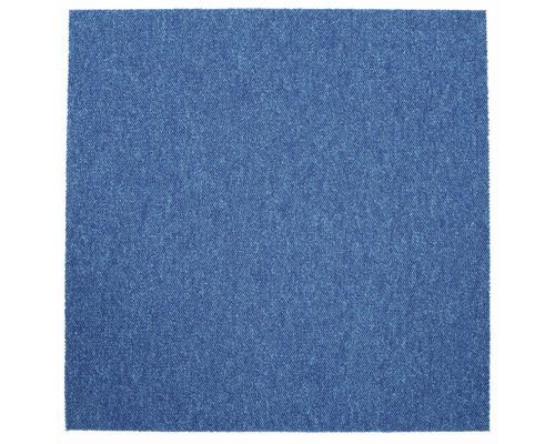 Vierkante blauwe tapijttegel