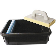 Tegelwas-set met sponsbord en reinigingswals
