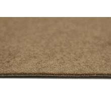 Detailopname van naaldvilt tapijt met een rubberen rug