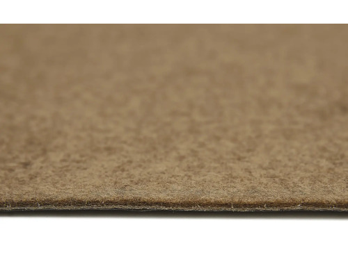 Detailopname van naaldvilt tapijt met een rubberen rug