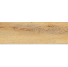 Vloerplank met houtlook met natuurlijke nerven en noesten.