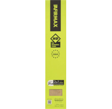 Afirmax Logo, HD Mineral Core, Geproduceerd in Europa, geluidsisolatie 21 decibel, afmetingen 1220 bij 229 bij 5,3 millimeter.