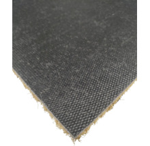Detailopname van de antislip achterzijde van een kokosmat met een gestructureerd oppervlak.
