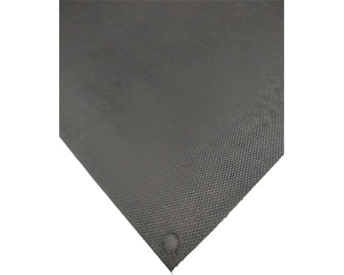 Rubbermat met gestructureerd, antislip oppervlak voor vloer- of machinebescherming.