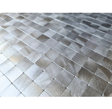 Close-up van vierkante metalen tegels