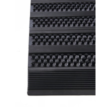 Rubber voetenveeg met noppen en ribbels