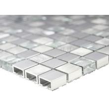 Mozaïektegel van glas en aluminium