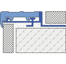 Dwarsdoorsnede van een afdichting voor bouwtoepassingen