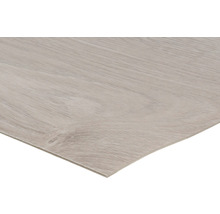 Vinyl vloerbedekking met houtlook.