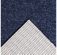 Blauw tapijt met textielrug