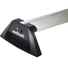 Wolfcraft logo op geleiderail