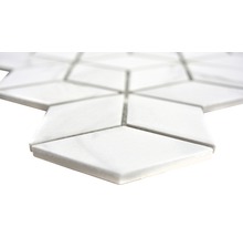 Mozaïektegels van marmer in diamantpatroon