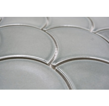 Ventilatorvormige tegels close-up