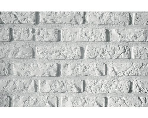 Close-up van een witte bakstenen muur