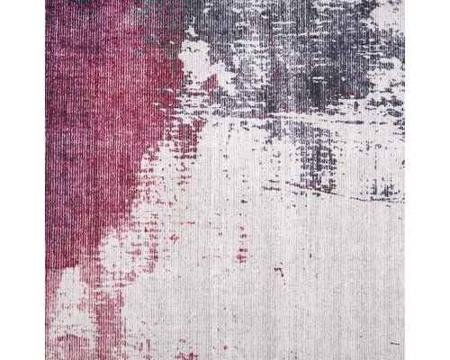 Close-up van een vloerkleed met abstract patroon