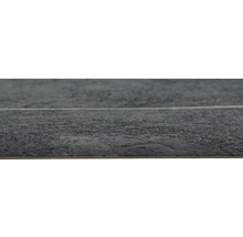 Close-up van een donkergrijze vinylvloer met steeneffect