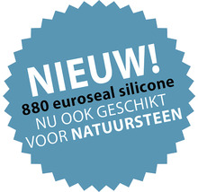 Sticker nieuw! 880 euroseal siliconen, nu ook geschikt voor natuursteen