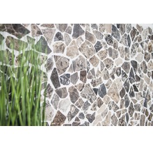 Wandtegelmozaïek met natuursteenlook