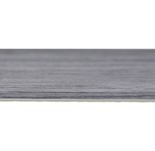 Detailopname van een grijze vinylvloer met houtlook