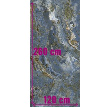 Tegelpatroon met afmetingen van 260 cm bij 120 cm