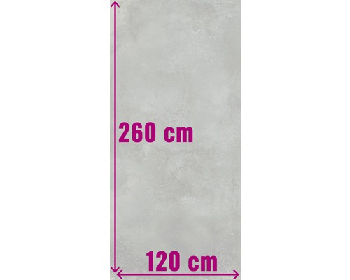 Tegelafmeting: 260 cm hoog en 120 cm breed