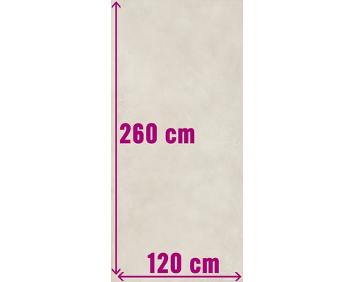 Maataanduiding: 260 cm hoogte, 120 cm breedte