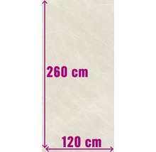 Tegelafmeting: 260 cm hoog, 120 cm breed